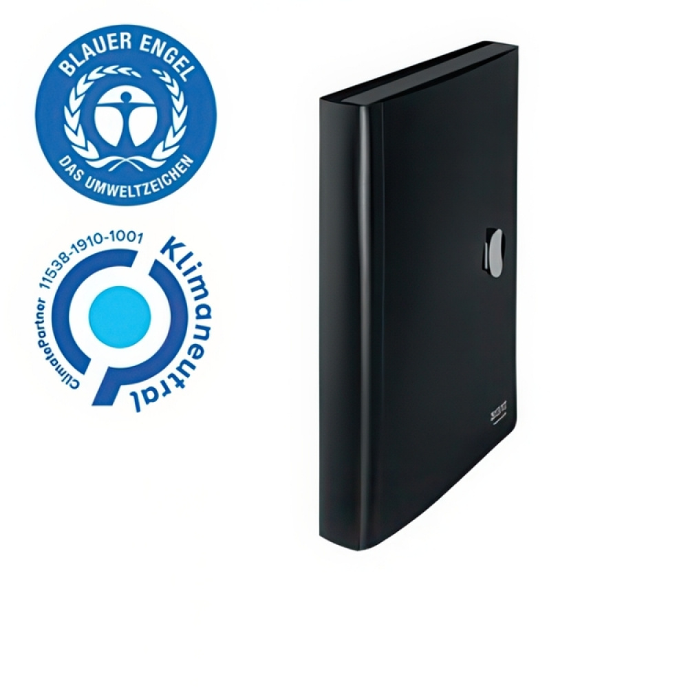 Hemarkiv / Projektmapp med 5 fack, LEITZ RECYCLE, A4, Svart i gruppen Förvaring / Kontorsmaterial hos SmartaSaker.se (41073)