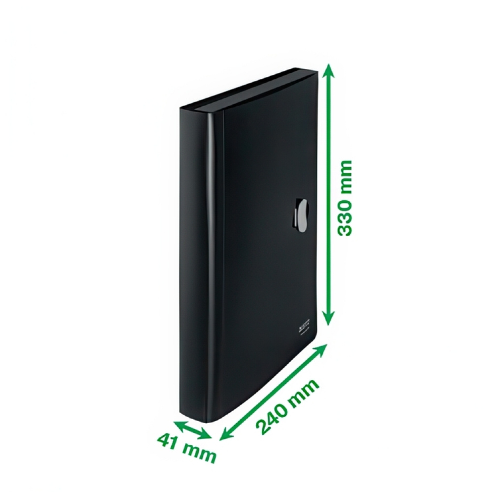 Hemarkiv / Projektmapp med 5 fack, LEITZ RECYCLE, A4, Svart i gruppen Förvaring / Kontorsmaterial hos SmartaSaker.se (41073)