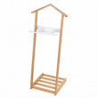 Herrbetjänt i Bambu, BAMBOO VALET STAND, Natur / Vit Herrbetjänt i Bambu, BAMBOO VALET STAND, Natur / Vit