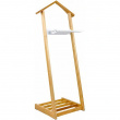 Herrbetjänt i Bambu, BAMBOO VALET STAND, Natur / Vit Herrbetjänt i Bambu, BAMBOO VALET STAND, Natur / Vit