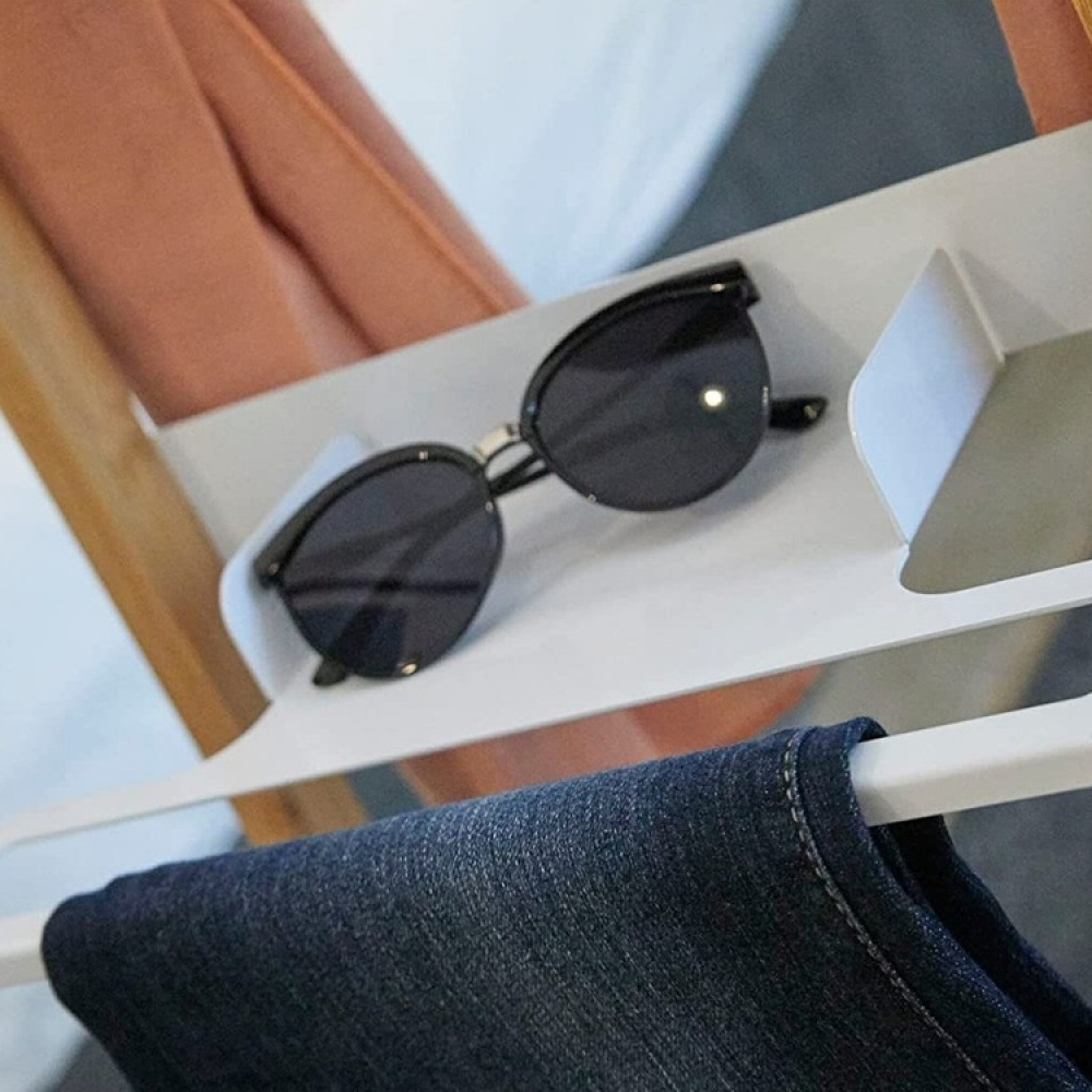 Herrbetjänt i Bambu, BAMBOO VALET STAND, Natur / Vit i gruppen Förvaring / Garderobsförvaring / Klädgarderober hos SmartaSaker.se (41074)