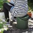 Hink / korg med lock, BAKED GREEN MEDIUM OMNIOUTIL, 10 L, Grön / Mörkgrön Hink / korg med lock, BAKED GREEN MEDIUM OMNIOUTIL, 10 L, Grön / Mörkgrön