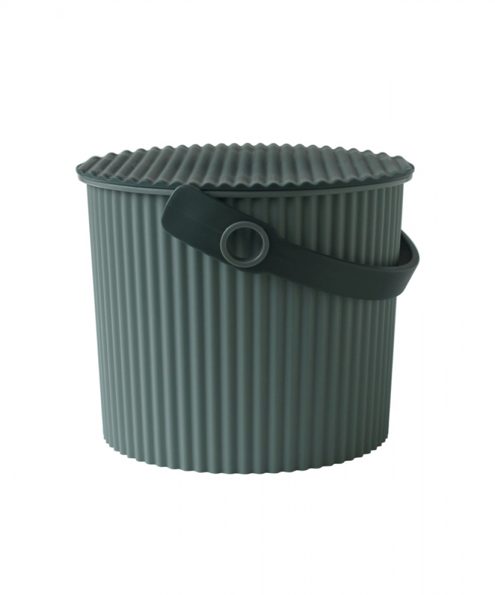 Hink / korg med lock, BAKED GREEN MINI OMNIOUTIL, 4 L, Grön / Mörkgrön i gruppen Förvaring / Förråd- och garageförvaring / Korgar och hinkar hos SmartaSaker.se (41082)