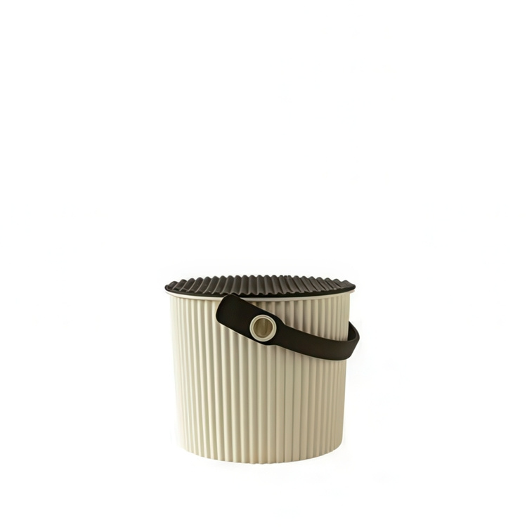 Hink / korg med lock, IVORY MINI OMNIOUTIL, 4 L, Beige / Brun i gruppen Förvaring / Förråd- och garageförvaring / Korgar och hinkar hos SmartaSaker.se (41114)
