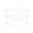 Hylla för hörn, med tre plan, CURVED CORNER SHELF, 24 x 23 x H 20,5 cm, Vit Hylla för hörn, med tre plan, CURVED CORNER SHELF, 24 x 23 x H 20,5 cm, Vit