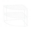 Hylla för hörn, med tre plan, CURVED CORNER SHELF, 24 x 23 x H 20,5 cm, Vit Hylla för hörn, med tre plan, CURVED CORNER SHELF, 24 x 23 x H 20,5 cm, Vit