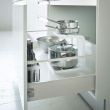 Hylla för kastruller, Kraftig metall, TOWER COOKWARE STAND, Yamazaki, Vit Hylla för kastruller, Kraftig metall, TOWER COOKWARE STAND, Yamazaki, Vit