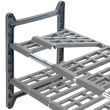 Hylla för under diskbänken, Justerbar, ADJUSTABLE UNDER SINK SHELF, 45 - 80 cm, Grå Hylla för under diskbänken, Justerbar, ADJUSTABLE UNDER SINK SHELF, 45 - 80 cm, Grå