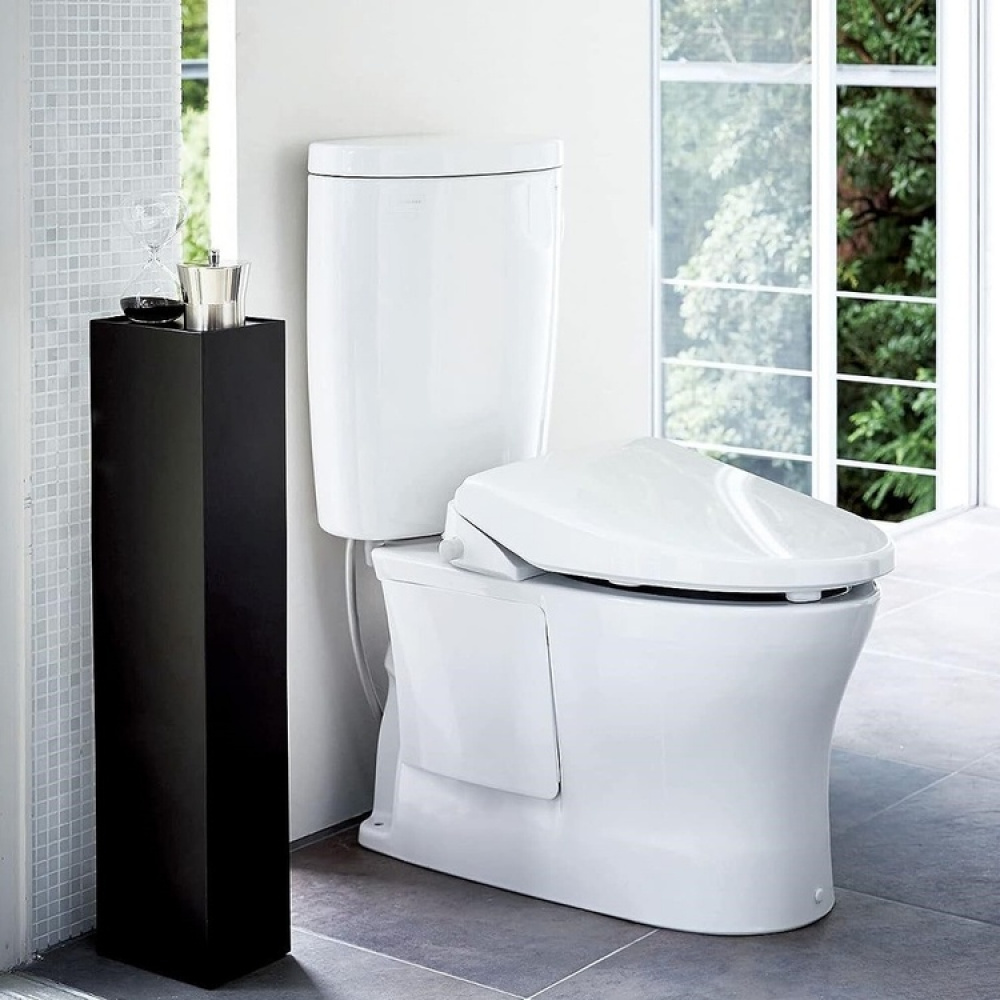 Hylla i metall för toapapper mm, TOWER SLIM TOILET RACK, 17 x 13 x H 70,5 cm, Svart i gruppen Förvaring / Badrumsförvaring hos SmartaSaker.se (41180)