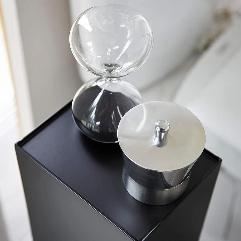 Hylla i metall för toapapper mm, TOWER SLIM TOILET RACK, 17 x 13 x H 70,5 cm, Svart i gruppen Förvaring / Badrumsförvaring hos SmartaSaker.se (41180)