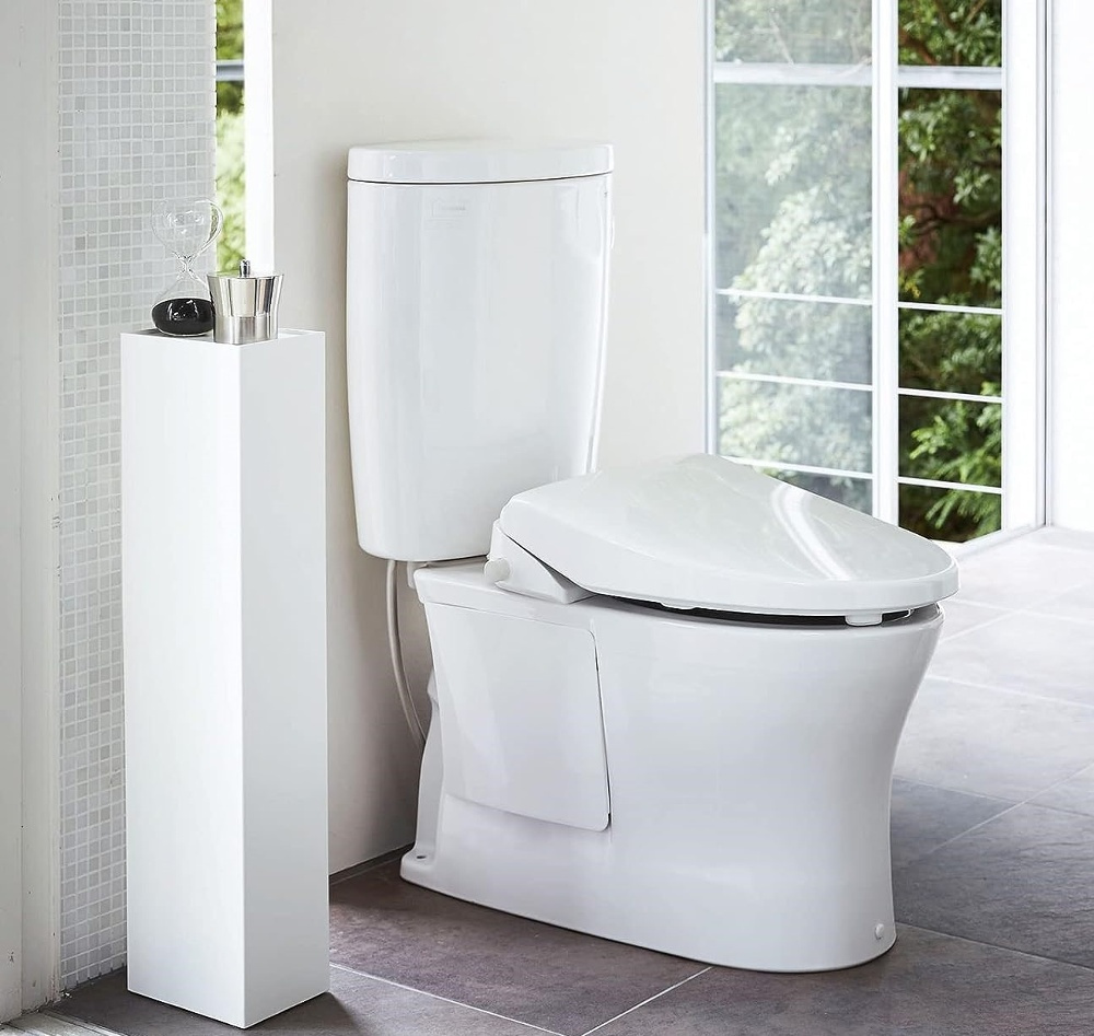 Hylla i metall för toapapper mm, TOWER SLIM TOILET RACK, 17 x 13 x H 70,5 cm, Vit i gruppen Förvaring / Badrumsförvaring hos SmartaSaker.se (41181)
