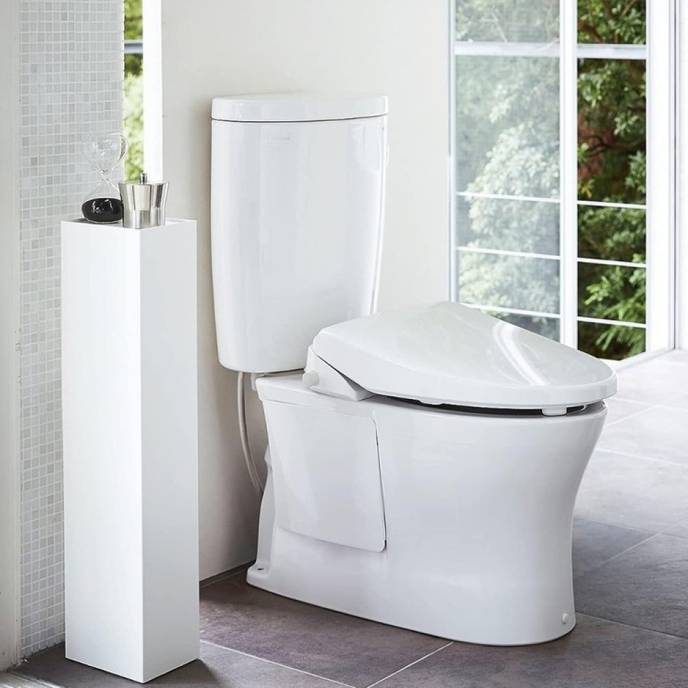 Hylla i metall för toapapper mm, TOWER SLIM TOILET RACK, 17 x 13 x H 70,5 cm, Vit i gruppen Förvaring / Badrumsförvaring hos SmartaSaker.se (41181)