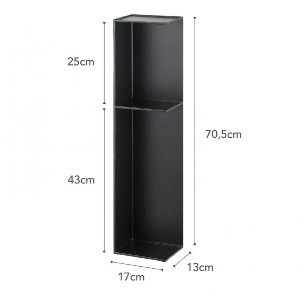 Hylla i metall för toapapper mm, TOWER SLIM TOILET RACK, 17 x 13 x H 70,5 cm, Vit i gruppen Förvaring / Badrumsförvaring hos SmartaSaker.se (41181)