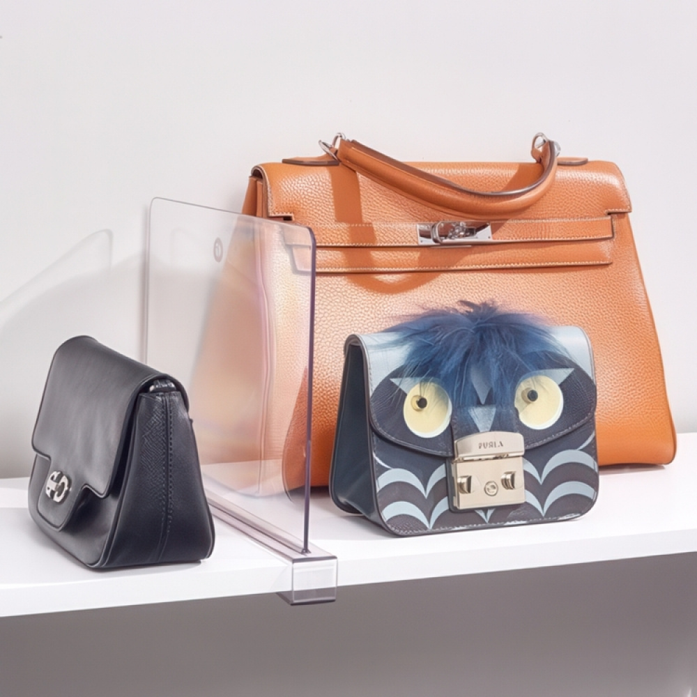 Hyllavdelare, THE HOME EDIT SHELF DIVIDER, 30,5 x H 23 cm, Transparent i gruppen Förvaring / Garderobsförvaring hos SmartaSaker.se (41190)