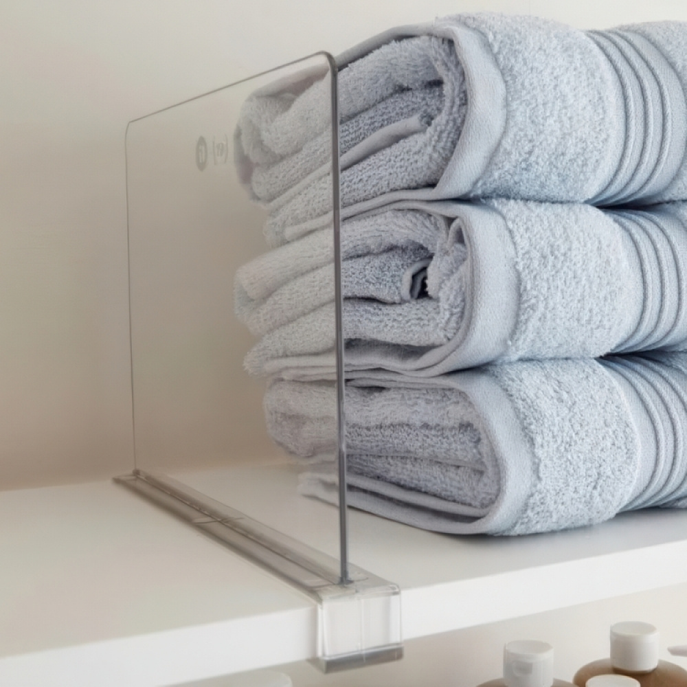 Hyllavdelare, THE HOME EDIT SHELF DIVIDER, 30,5 x H 23 cm, Transparent i gruppen Förvaring / Garderobsförvaring hos SmartaSaker.se (41190)