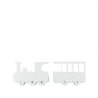 Hyllor för böcker, Lok med vagn. WHITE TRAIN BOOK SHELF, Vit Hyllor för böcker, Lok med vagn. WHITE TRAIN BOOK SHELF, Vit