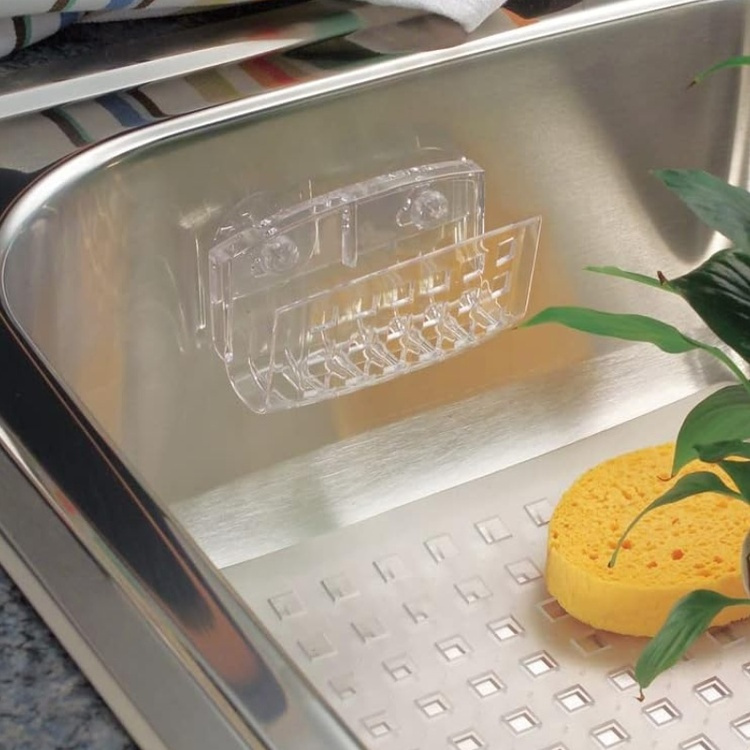 Hållare för Disksvamp, med sugproppar, SINKWORKS SPONGE HOLDER, Klar i gruppen Förvaring / Köksförvaring / Diskställ och diskbänk hos SmartaSaker.se (41199)