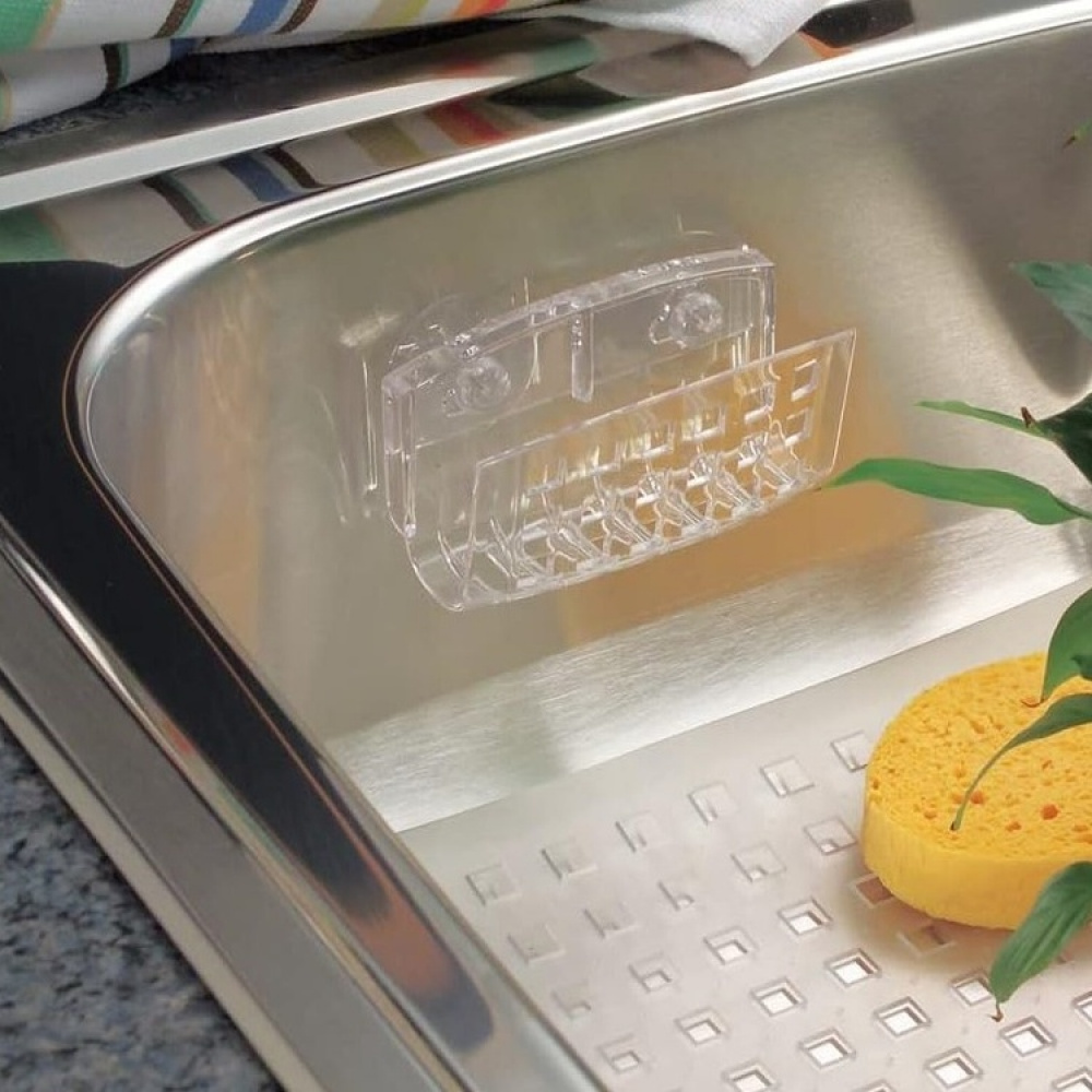 Hållare för Disksvamp, med sugproppar, SINKWORKS SPONGE HOLDER, Klar i gruppen Förvaring / Köksförvaring / Diskställ och diskbänk hos SmartaSaker.se (41199)