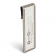 Hållare för etiketter i metall, 4 st, BIGSO VERTICAL LABEL HOLDER, 2,3 x H 6,8 cm, Soft gold Hållare för etiketter i metall, 4 st, BIGSO VERTICAL LABEL HOLDER, 2,3 x H 6,8 cm, Soft gold