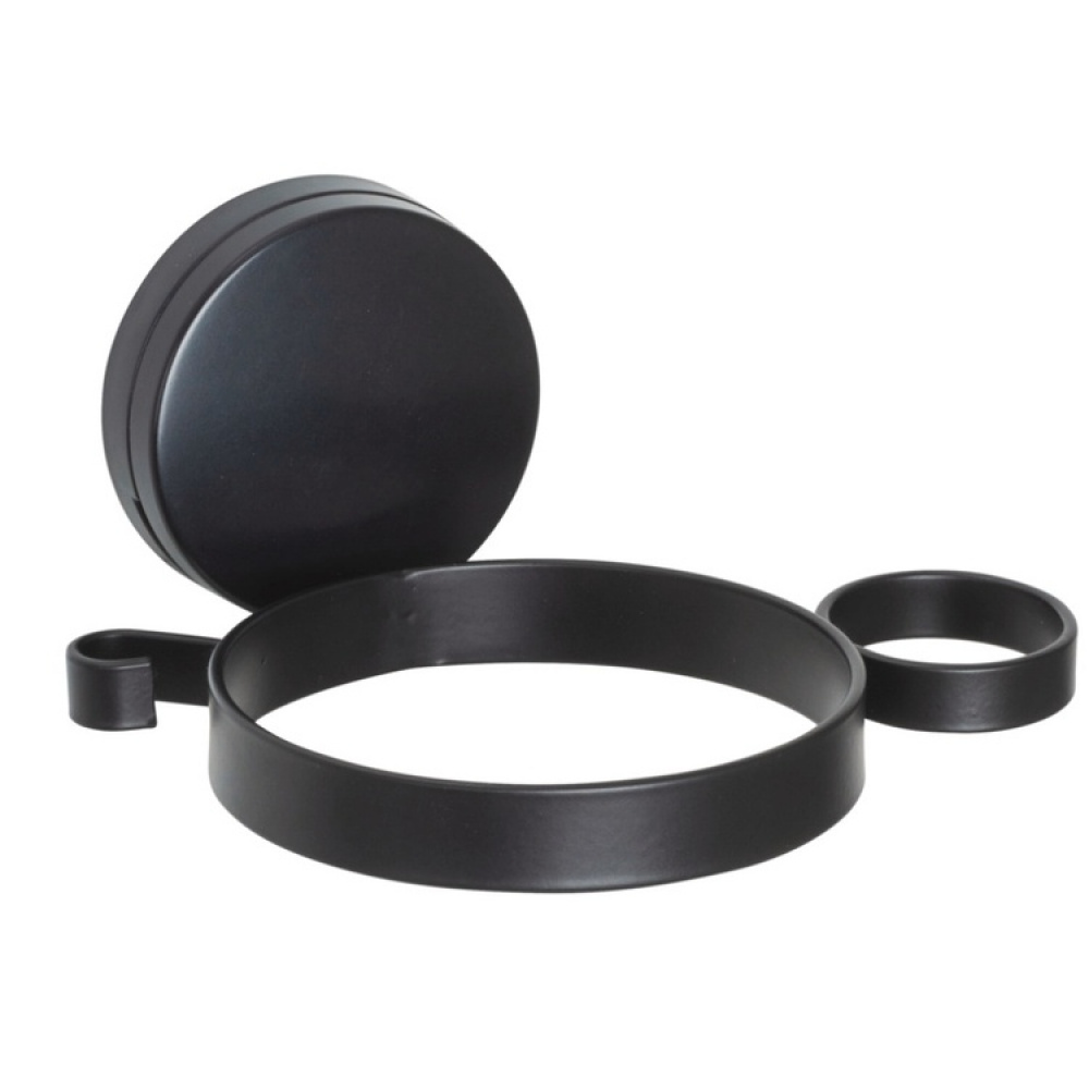 Hållare för hårtork, Självhäftande, PAVIA STATIC-LOC, Svart i gruppen Förvaring / Badrumsförvaring hos SmartaSaker.se (41212)