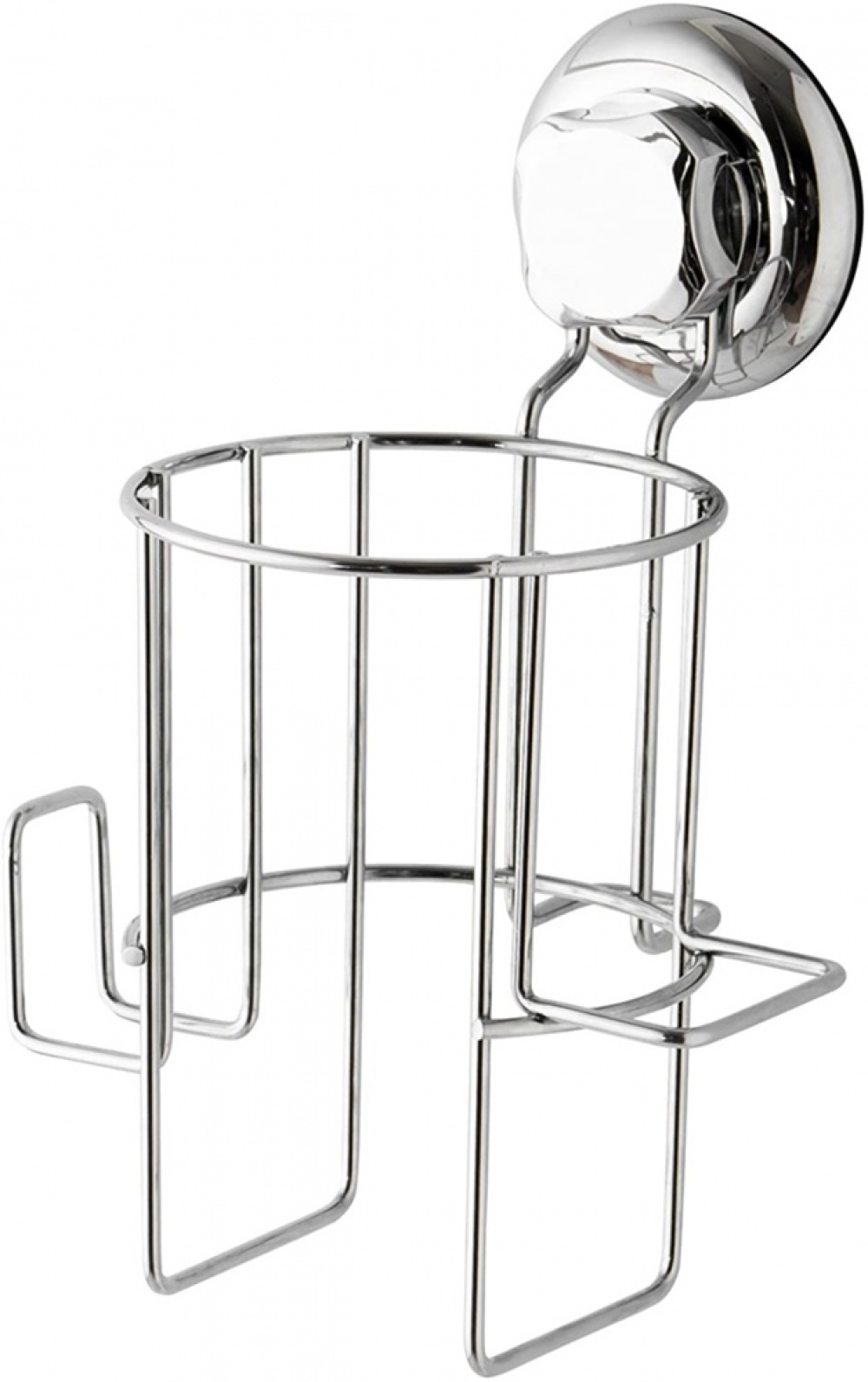 Hållare för hårtork, Sätts fast med Sugpropp, BESTLOCK, Silver i gruppen Förvaring / Badrumsförvaring hos SmartaSaker.se (41214)