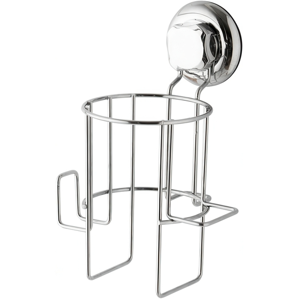 Hållare för hårtork, Sätts fast med Sugpropp, BESTLOCK, Silver i gruppen Förvaring / Badrumsförvaring hos SmartaSaker.se (41214)