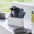 Hållare för köksredskap i metall, TOWER UTENSIL HOLDER, Yamazaki, Vit Hållare för köksredskap i metall, TOWER UTENSIL HOLDER, Yamazaki, Vit