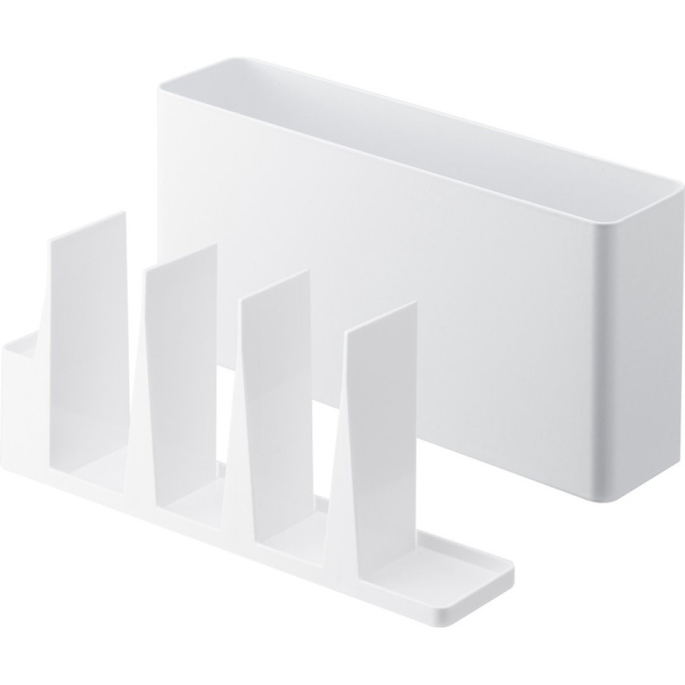 Hållare för köksredskap i metall, TOWER UTENSIL HOLDER, Yamazaki, Vit i gruppen Förvaring / Köksförvaring hos SmartaSaker.se (41218)