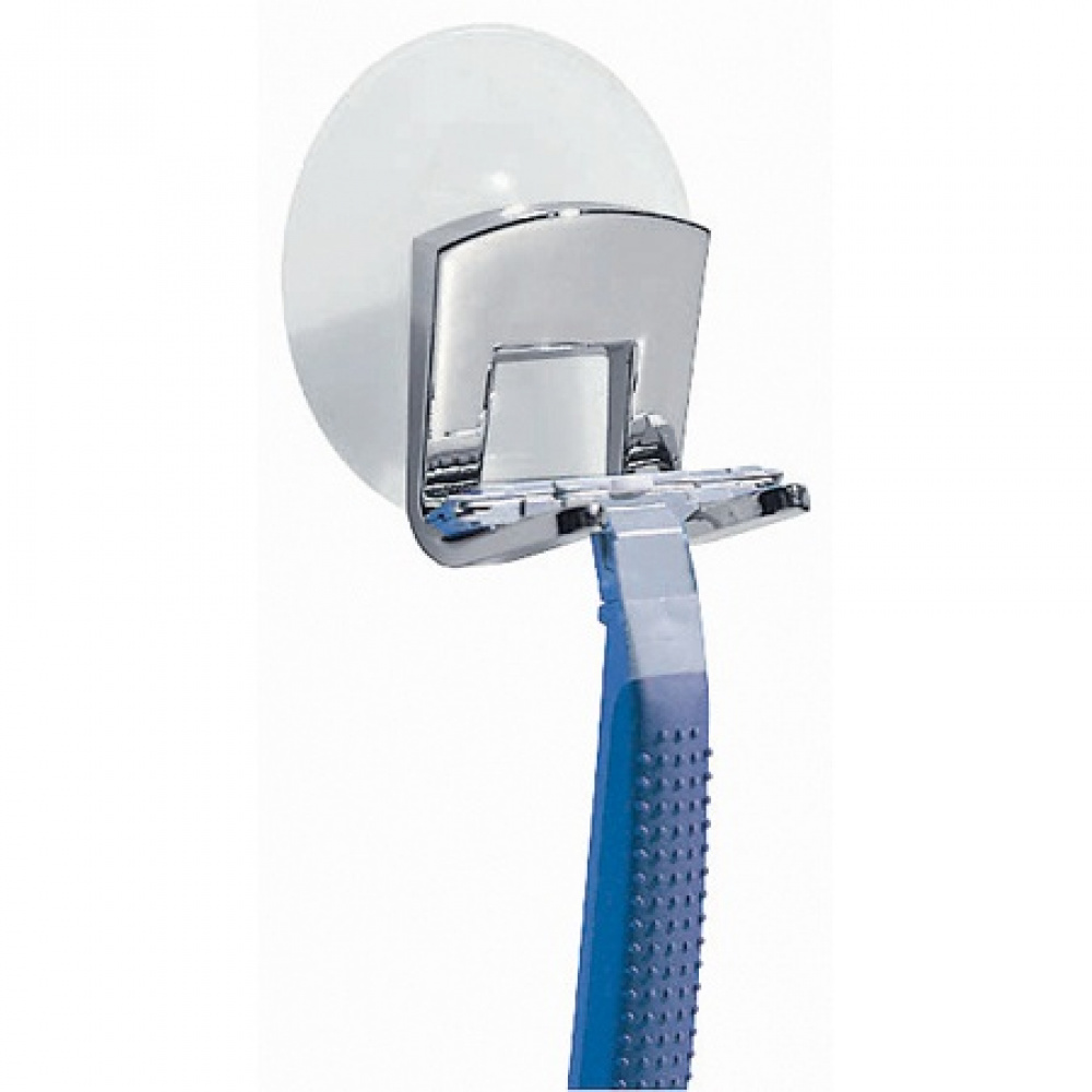 Hållare för rakhyvel med sugpropp, ID RAZOR HOLDER, Krom i gruppen Förvaring / Badrumsförvaring hos SmartaSaker.se (41222)