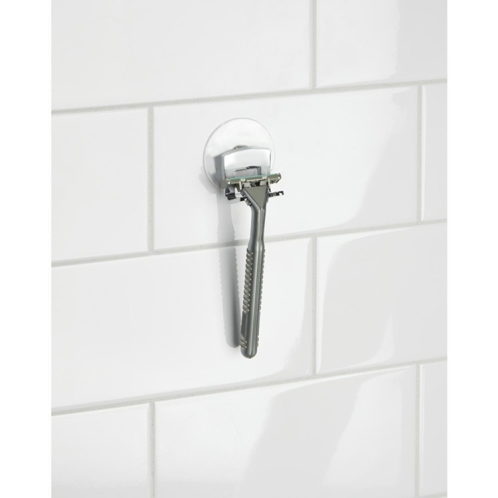 Hållare för rakhyvel med sugpropp, ID RAZOR HOLDER, Krom i gruppen Förvaring / Badrumsförvaring hos SmartaSaker.se (41222)