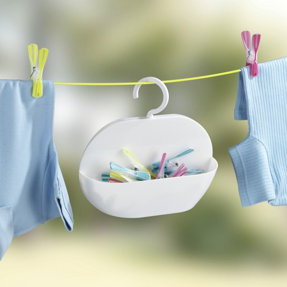 Hängande badrumskorg, SHOWER CADDY, Rund i gruppen Förvaring / Badrumsförvaring / Bad- och duschkorgar hos SmartaSaker.se (41254)