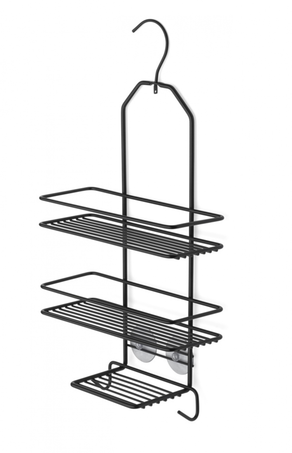 Hängande duschhylla i metall, HABO LAELIA, 25 x 10 x H 43,5 cm, Svart i gruppen Förvaring / Badrumsförvaring / Bad- och duschkorgar hos SmartaSaker.se (41255)
