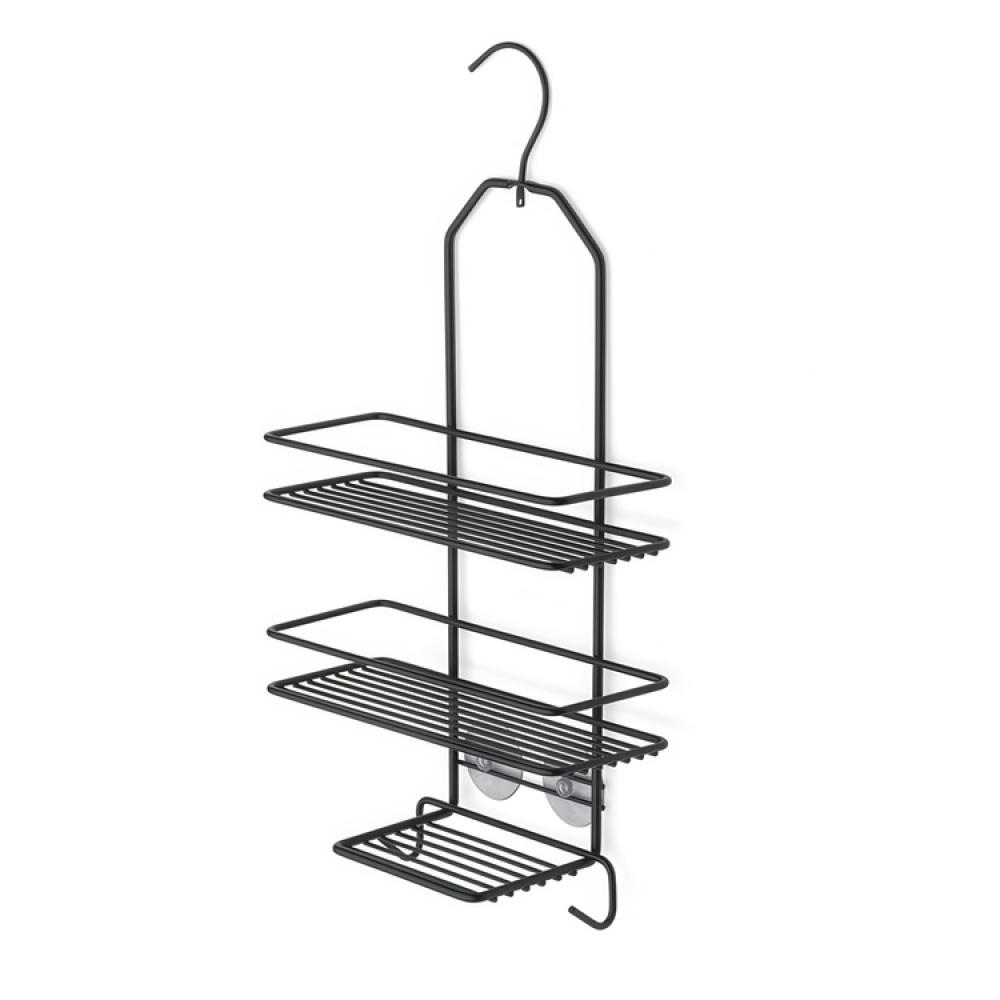 Hängande duschhylla i metall, HABO LAELIA, 25 x 10 x H 43,5 cm, Svart i gruppen Förvaring / Badrumsförvaring / Bad- och duschkorgar hos SmartaSaker.se (41255)