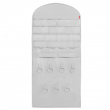 Hängande förvaring för smycken, PREMIUM ACCESSORY HANGER, 45 x H 90 cm, Ljusgrå Hängande förvaring för smycken, PREMIUM ACCESSORY HANGER, 45 x H 90 cm, Ljusgrå