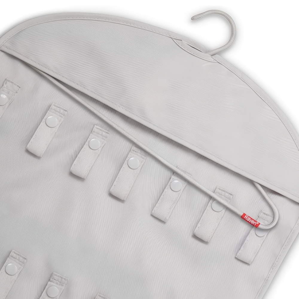 Hängande förvaring för smycken, PREMIUM ACCESSORY HANGER, 45 x H 90 cm, Ljusgrå i gruppen Förvaring / Sovrumsförvaring / Smyckesförvaring hos SmartaSaker.se (41259)