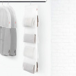 Hängande förvaring för väskor, 8 Fack, MILKY WHITE, 33 x H 122 cm, Transparent Hängande förvaring för väskor, 8 Fack, MILKY WHITE, 33 x H 122 cm, Transparent