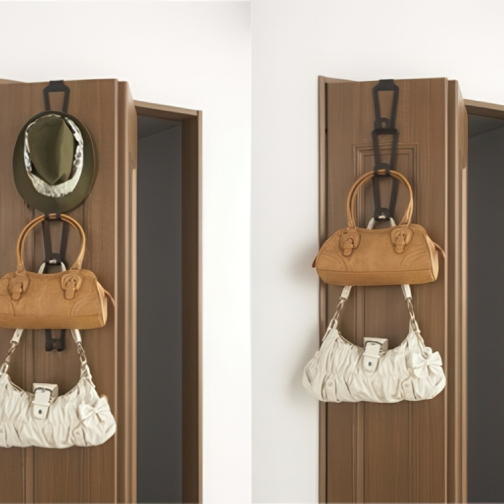 Hängande förvaring för väskor, JOINT BAG HANGER CHAIN, Yamazaki, Svart i gruppen Förvaring / Garderobsförvaring / Väskförvaring hos SmartaSaker.se (41265)