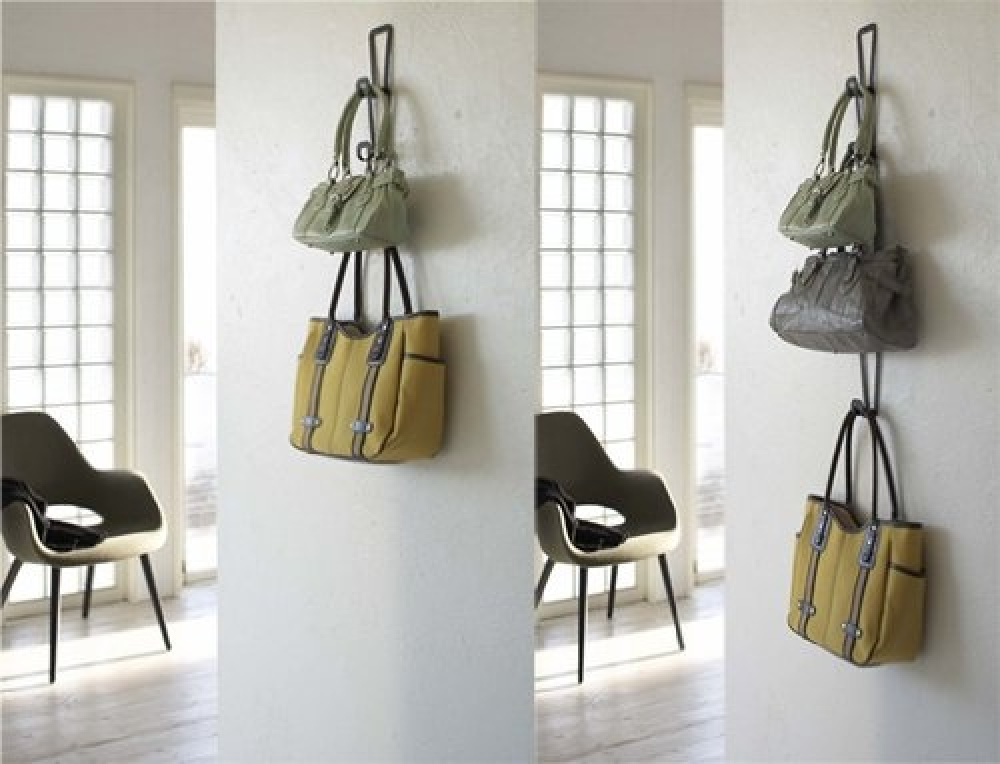 Hängande förvaring för väskor, JOINT BAG HANGER CHAIN, Yamazaki, Svart i gruppen Förvaring / Garderobsförvaring / Väskförvaring hos SmartaSaker.se (41265)