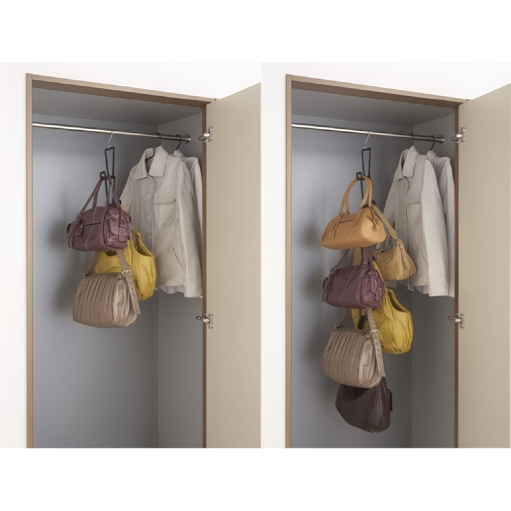 Hängande förvaring för väskor, JOINT BAG HANGER CHAIN, Yamazaki, Svart i gruppen Förvaring / Garderobsförvaring / Väskförvaring hos SmartaSaker.se (41265)