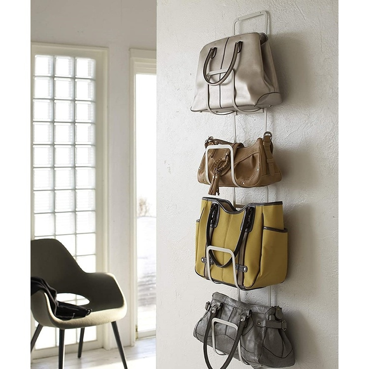 Hängande förvaring för väskor, JOINT LARGE BAG HANGER CHAIN, Yamazaki, Vit i gruppen Förvaring / Garderobsförvaring / Väskförvaring hos SmartaSaker.se (41266)