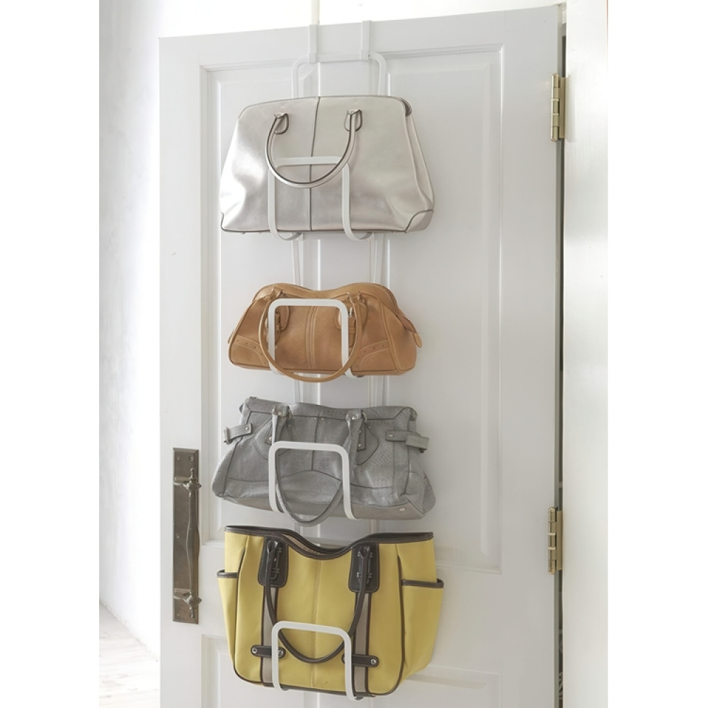 Hängande förvaring för väskor, JOINT LARGE BAG HANGER CHAIN, Yamazaki, Vit i gruppen Förvaring / Garderobsförvaring / Väskförvaring hos SmartaSaker.se (41266)