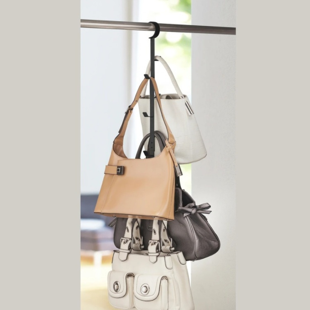 Hängande förvaring för väskor, SMART CLOSET HANGER, Yamazaki i gruppen Förvaring / Garderobsförvaring / Skoförvaring hos SmartaSaker.se (41268)
