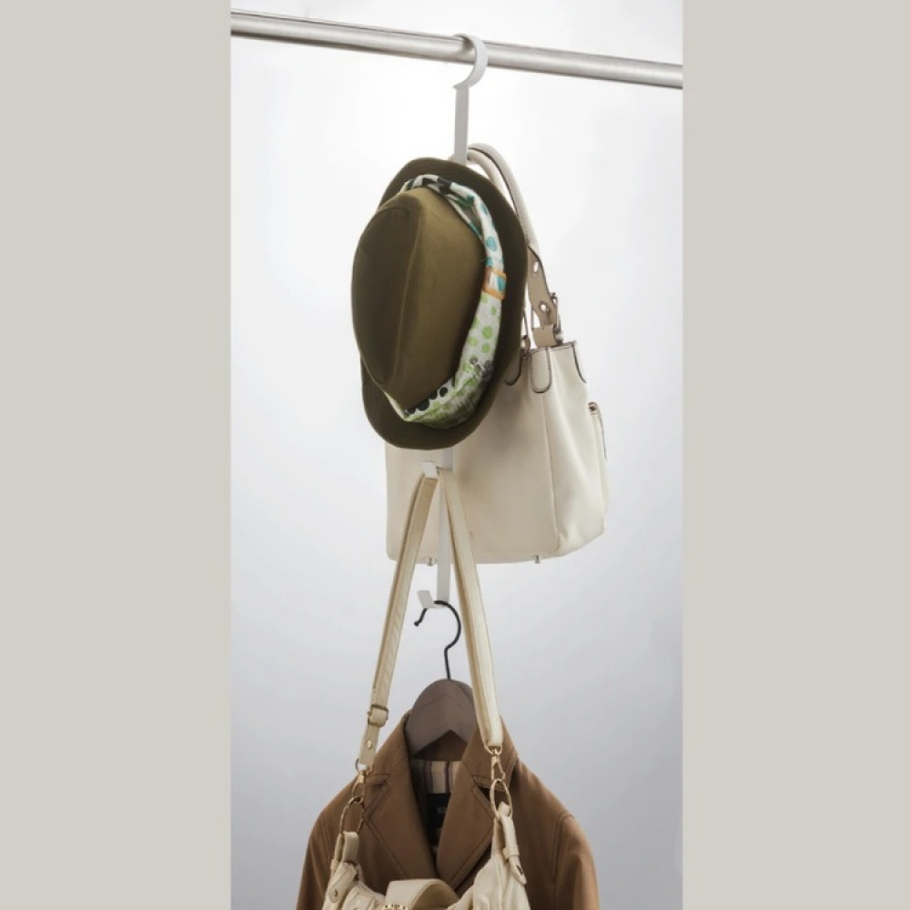 Hängande förvaring för väskor, SMART CLOSET HANGER, Yamazaki i gruppen Förvaring / Garderobsförvaring / Skoförvaring hos SmartaSaker.se (41268)