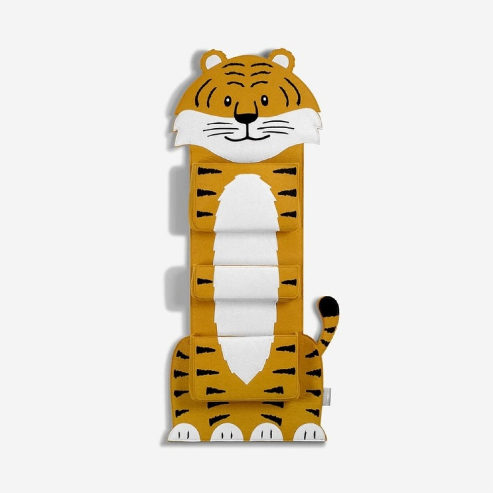 Hängande Förvaringsfickor, 3-fack, TIGER WALL POCKETS, 37 x H 85 cm, Orange i gruppen Förvaring hos SmartaSaker.se (41271)