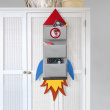 Hängande Förvaringsfickor, Rymdmotiv, ROCKET WALL POCKETS, 28 x H 85 cm, Grey Hängande Förvaringsfickor, Rymdmotiv, ROCKET WALL POCKETS, 28 x H 85 cm, Grey