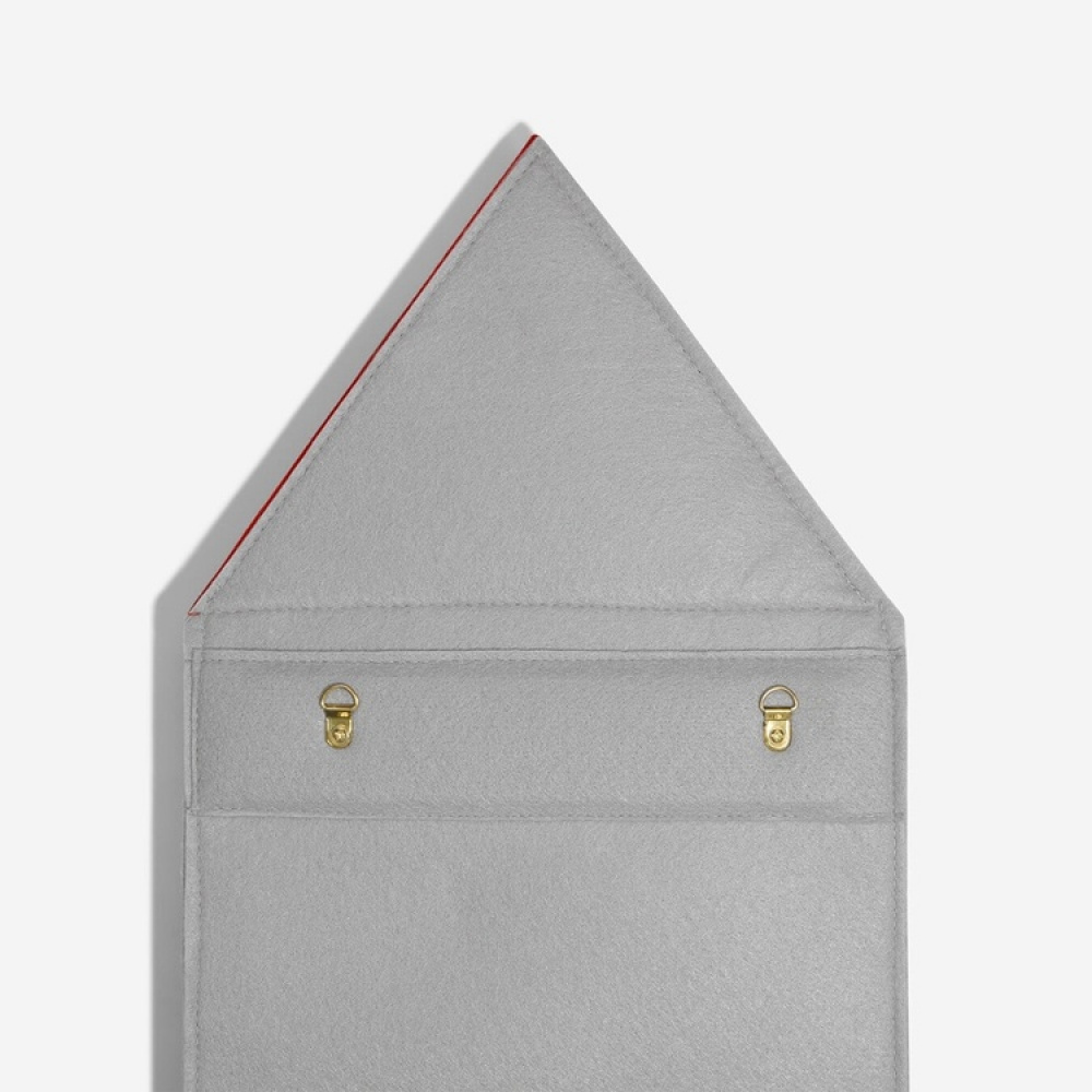 Hängande Förvaringsfickor, Rymdmotiv, ROCKET WALL POCKETS, 28 x H 85 cm, Grey i gruppen Förvaring / Barnrumsförvaring hos SmartaSaker.se (41272)