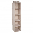 Hängande Hyllor, 5 fack, BIGSO HANGING CLOSET, 30 x 30 x H133,5 cm, Beige Hängande Hyllor, 5 fack, BIGSO HANGING CLOSET, 30 x 30 x H133,5 cm, Beige