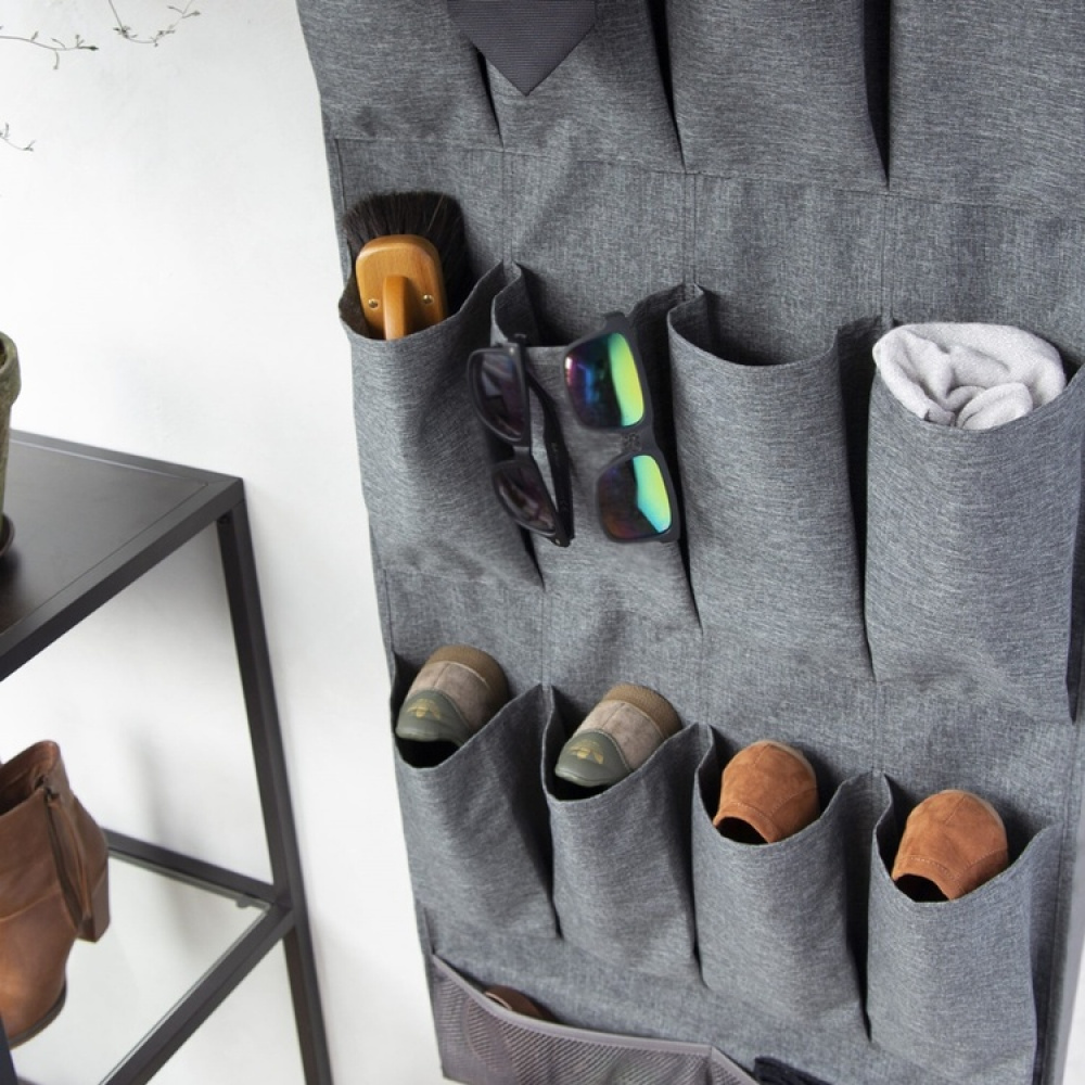 Hängande Skoförvaring, 14 fack, BIGSO POCKET ORGANIZER, 52 x H 124 cm i gruppen Förvaring / Garderobsförvaring / Skoförvaring hos SmartaSaker.se (41286)