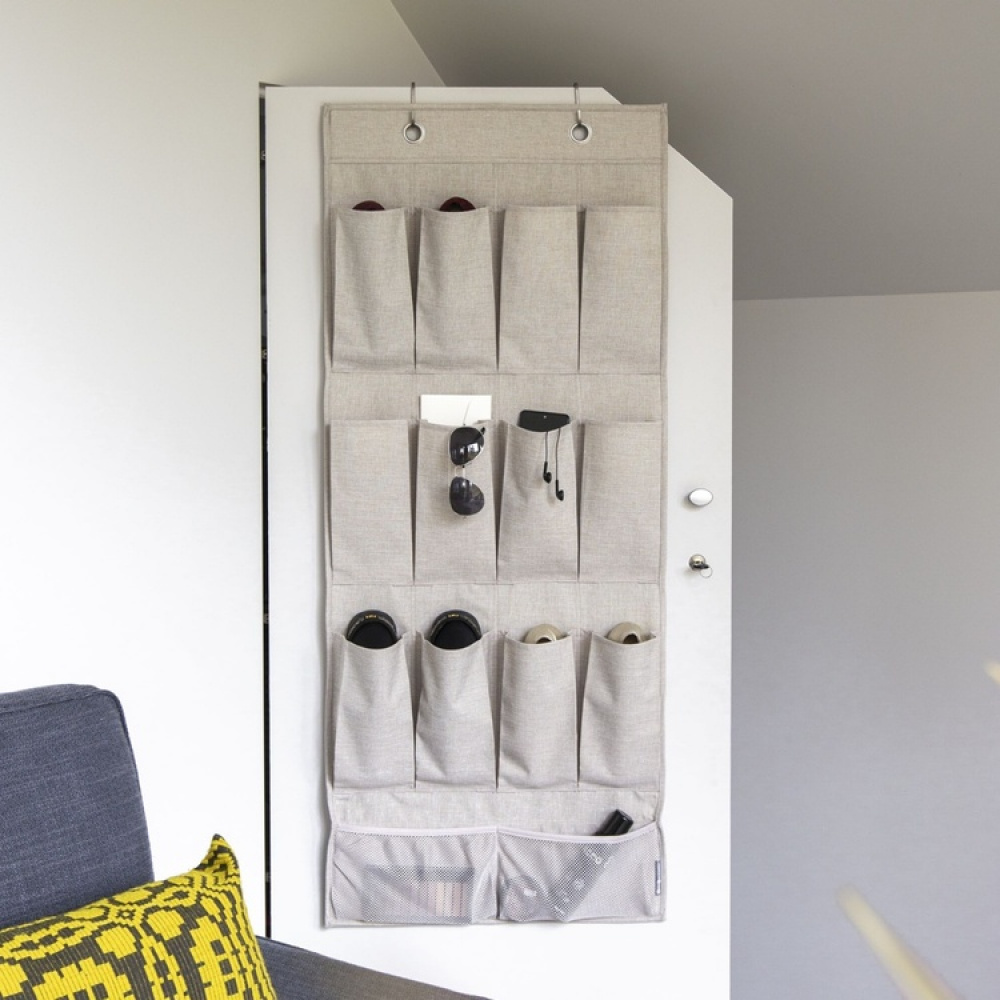 Hängande Skoförvaring, 14 fack, BIGSO POCKET ORGANIZER, 52 x H 124 cm i gruppen Förvaring / Garderobsförvaring / Skoförvaring hos SmartaSaker.se (41286)