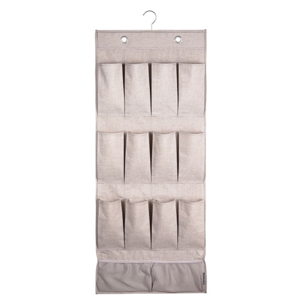 Hängande Skoförvaring, 14 fack, BIGSO POCKET ORGANIZER, 52 x H 124 cm i gruppen Förvaring / Garderobsförvaring / Skoförvaring hos SmartaSaker.se (41286)
